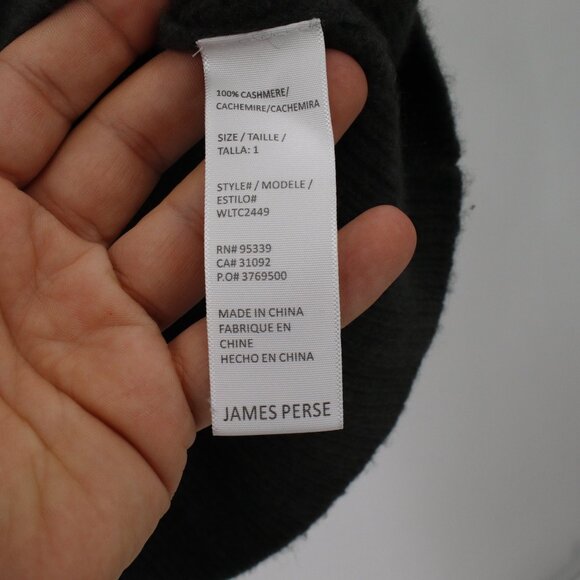 JAMES PERSE sweater Cardigan Womens 1 Cashmere Knit Long Sleeve V Neck green - Picture 6 of 11